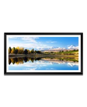 Nature Landscape Floating Frame Scenery Digital Print - (I5858) - 12x24 inch Modern Nature Wall Art for Living Room, Bedroom, Office, Hotels, Drawing Room