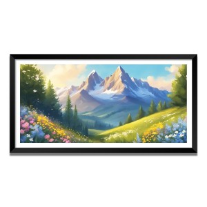 Nature Landscape Floating Frame Scenery Digital Print - (I5567) - 24x36 inch Modern Nature Wall Art for Living Room, Bedroom, Office, Hotels, Drawing Room Nature Landscape Floating Frame Scenery Digital Print - (I5567) - 24x36 inch Modern Nature Wall Art for Living Room, Bedroom, Office, Hotels, Drawing Room