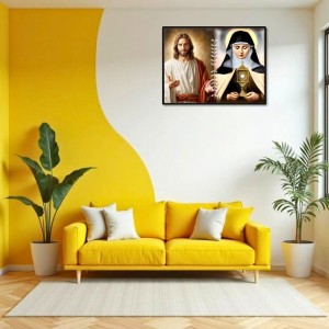 Jesus Christ - Our Lady Of Sorrows Laminated Photo - 5x7 Inches, Divine Blessings For Home & Office And Temple Decoration (F16300) Jesus Christ - Our Lady Of Sorrows Laminated Photo - 5x7 Inches, Divine Blessings For Home & Office And Temple Decoration (F16300)