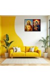 Jesus Christ - Our Lady Of Perpetual Help Laminated Photo - 11x13 Inches, Divine Blessings For Home & Office And Temple Decoration (F16362)