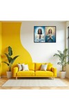 Jesus Christ - Our Lady Of Grace Laminated Photo - 13x15 Inches, Divine Blessings For Home & Office And Temple Decoration (F16425)