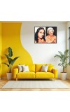 Paramahansa Yogananda & Sri Daya Mata Laminated Photo - 5x7 Inches, Divine Blessings For Home & Office And Temple Decoration (F16326)