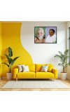 Ramana Maharshi Laminated Photo - 13x15 Inches, Divine Blessings For Home & Office And Temple Decoration (F16160)