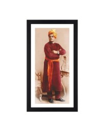 Swami Vivekananda Colored Photograph |Inspirational Wall Art| Spiritual Devotional Wall Art| Ideal for Home, Office, or Meditation Space