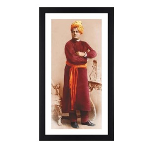 Swami Vivekananda Colored Photograph |Inspirational Wall Art| Spiritual Devotional Wall Art| Ideal for Home, Office, or Meditation Space