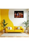 Lord RamSiya Laminated Photo - 9x11 Inches, Divine Blessings For Home & Office And Temple Decoration (F16091)