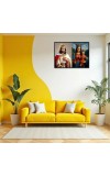 Jesus Christ - Our Lady Of Good Health Laminated Photo - 11x13 Inches, Divine Blessings For Home & Office And Temple Decoration (F16356)