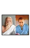 Sri Aurobindo & The Mother Laminated Photo - 9x11 Inches, Divine Blessings For Home & Office And Temple Decoration (F16149)