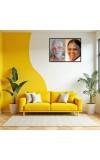Sri Ramana Maharshi & Mother (Ammal) Laminated Photo - 5x7 Inches, Divine Blessings For Home & Office And Temple Decoration (F16314)