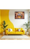 Lord RamSiya Laxman Laminated Photo - 9x11 Inches, Divine Blessings For Home & Office And Temple Decoration (F16108)