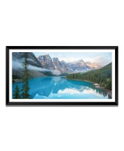 Nature Landscape Floating Frame Scenery Digital Print - (I5605) - 12x24 inch Modern Nature Wall Art for Living Room, Bedroom, Office, Hotels, Drawing Room