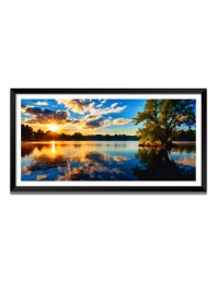 Nature Landscape Floating Frame Scenery Digital Print - (I5678) - 12x24 inch Modern Nature Wall Art for Living Room, Bedroom, Office, Hotels, Drawing Room