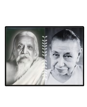 Sri Aurobindo & The Mother Laminated Photo - 7x9 Inches, Divine Blessings For Home & Office And Temple Decoration (F16151)