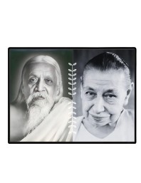 Sri Aurobindo & The Mother Laminated Photo - 13x15 Inches, Divine Blessings For Home & Office And Temple Decoration (F16151)