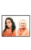 Paramahansa YoganandaSri Daya Mata Laminated Photo - 7x9 Inches, Divine Blessings For Home & Office And Temple Decoration (F16172)