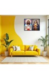 Jesus Christ - Our Lady Of Sorrows Laminated Photo - 13x15 Inches, Divine Blessings For Home & Office And Temple Decoration (F16347)