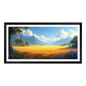 Nature Landscape Floating Frame Scenery Digital Print - (I5901) - 12x24 inch Modern Nature Wall Art for Living Room, Bedroom, Office, Hotels, Drawing Room Nature Landscape Floating Frame Scenery Digital Print - (I5901) - 12x24 inch Modern Nature Wall Art for Living Room, Bedroom, Office, Hotels, Drawing Room