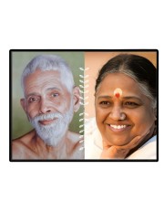 Ramana Maharshi Laminated Photo - 9x11 Inches, Divine Blessings For Home & Office And Temple Decoration (F16159)