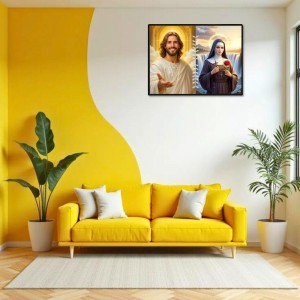 Jesus Christ - St. Therese Of Lisieux Laminated Photo - 13x15 Inches, Divine Blessings For Home & Office And Temple Decoration (F16251) Jesus Christ - St. Therese Of Lisieux Laminated Photo - 13x15 Inches, Divine Blessings For Home & Office And Temple Decoration (F16251)