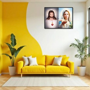 Jesus Christ - Our Lady Of Rosary Laminated Photo - 5x7 Inches, Divine Blessings For Home & Office And Temple Decoration (F16285) Jesus Christ - Our Lady Of Rosary Laminated Photo - 5x7 Inches, Divine Blessings For Home & Office And Temple Decoration (F16285)