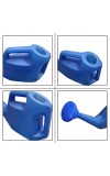 HiTechMart Large Plastic Watering Can for Garden - 5L Capacity, Outdoor Plant Watering Jug with Dual Handles & Detachable Sprinkler Head - Easy Grip & Lightweight for Home Gardening & Lawn Care