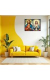 Jesus Christ - Our Lady Of Perpetual Help Laminated Photo - 11x13 Inches, Divine Blessings For Home & Office And Temple Decoration (F16268)