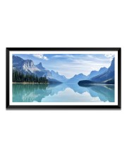 Nature Landscape Floating Frame Scenery Digital Print - (I5582) - 12x24 inch Modern Nature Wall Art for Living Room, Bedroom, Office, Hotels, Drawing Room