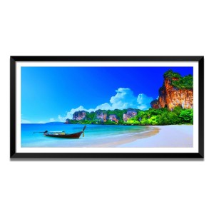 Nature Landscape Floating Frame Scenery Digital Print - (I5862) - 24x36 inch Modern Nature Wall Art for Living Room, Bedroom, Office, Hotels, Drawing Room