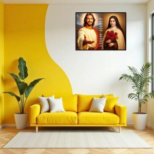 Jesus Christ - St. Therese Of Lisieux Laminated Photo - 9x11 Inches, Divine Blessings For Home & Office And Temple Decoration (F16247)