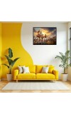 Lord Krishna Laminated Photo - 7x9 Inches, Divine Blessings For Home & Office And Temple Decoration (F16068)
