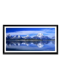 Nature Landscape Floating Frame Scenery Digital Print - (I5734) - 24x36 inch Modern Nature Wall Art for Living Room, Bedroom, Office, Hotels, Drawing Room