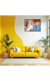 Sri Aurobindo & The Mother Laminated Photo - 5x7 Inches, Divine Blessings For Home & Office And Temple Decoration (F16149)