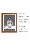 Sri Sri Anukul Chandra Thakur Black and white Photo |Divine Spiritual Wall Art for Home & Worship|deal for Meditation, Home, or Temple |Spiritual Wall Hanging for Pooja Rooms & Gifts