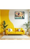 Lord Hanuman Laminated Photo - 9x11 Inches, Divine Blessings For Home & Office And Temple Decoration (F16101)