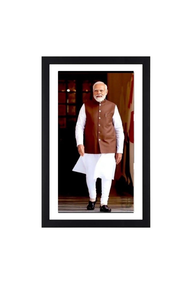 Prime Minister Narendra Modi Colored Photograph | Inspirational Wall Art | Ideal for Home or OfficeDecoration