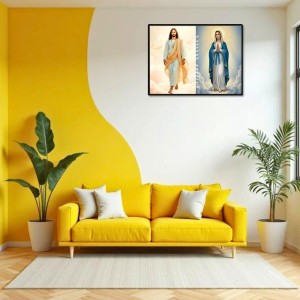Jesus Immaculate Heart Of Mary Laminated Photo - 9x11 Inches, Divine Blessings For Home & Office And Temple Decoration (F16243) Jesus Immaculate Heart Of Mary Laminated Photo - 9x11 Inches, Divine Blessings For Home & Office And Temple Decoration (F16243)