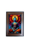 Hi Tech Sales Lord Buddha Polystyrene Photo Frame for Wall Decor Home, Office, and Temple - Printed Photo