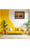 Mata Laxmi Laminated Photo - 9x11 Inches, Divine Blessings For Home & Office And Temple Decoration (F16084)