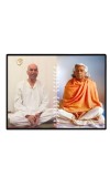 Swami Sivananda Swami Sacchidanandaji Laminated Photo - 7x9 Inches, Divine Blessings For Home & Office And Temple Decoration (F16154)