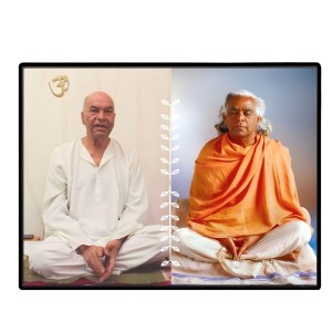 Swami Sivananda Swami Sacchidanandaji Laminated Photo - 11x13 Inches, Divine Blessings For Home & Office And Temple Decoration (F16154)
