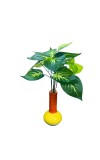 Ceramic Decorative Flower Vase for Living Room, Bedroom & Dining Table | Modern Glossy Finish Vase for Home Decor & Gifting (Multicolor)