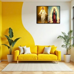 Jesus Christ - Immaculate Conception Laminated Photo - 9x11 Inches, Divine Blessings For Home & Office And Temple Decoration (F16274)