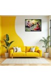 Lord Hanuman Mata Sita Laminated Photo - 7x9 Inches, Divine Blessings For Home & Office And Temple Decoration (F16105)