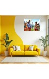 Lord RamSiya Laminated Photo - 9x11 Inches, Divine Blessings For Home & Office And Temple Decoration (F16099)