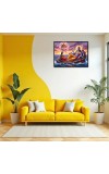 Lord Vishnu Laminated Photo - 9x11 Inches, Divine Blessings For Home & Office And Temple Decoration (F16120)