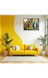 Jesus Christ - Virgin Mary Laminated Photo - 13x15 Inches, Divine Blessings For Home & Office And Temple Decoration (F16392)