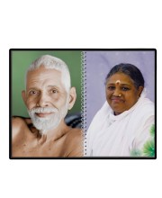 Sri Ramana Maharshi & Mother (Ammal) Laminated Photo - 7x9 Inches, Divine Blessings For Home & Office And Temple Decoration (F16315)