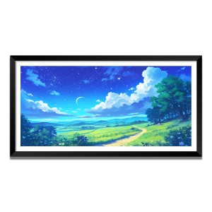 Nature Landscape Floating Frame Scenery Digital Print - (I5798) - 24x36 inch Modern Nature Wall Art for Living Room, Bedroom, Office, Hotels, Drawing Room Nature Landscape Floating Frame Scenery Digital Print - (I5798) - 24x36 inch Modern Nature Wall Art for Living Room, Bedroom, Office, Hotels, Drawing Room