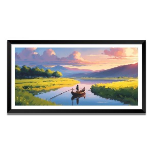 Nature Landscape Floating Frame Scenery Digital Print - (I5571) - 18x36 inch Modern Nature Wall Art for Living Room, Bedroom, Office, Hotels, Drawing Room Nature Landscape Floating Frame Scenery Digital Print - (I5571) - 18x36 inch Modern Nature Wall Art for Living Room, Bedroom, Office, Hotels, Drawing Room
