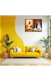 Swami Ramakrishna & Maa Sarada Devi Laminated Photo - 7x9 Inches, Divine Blessings For Home & Office And Temple Decoration (F16321)